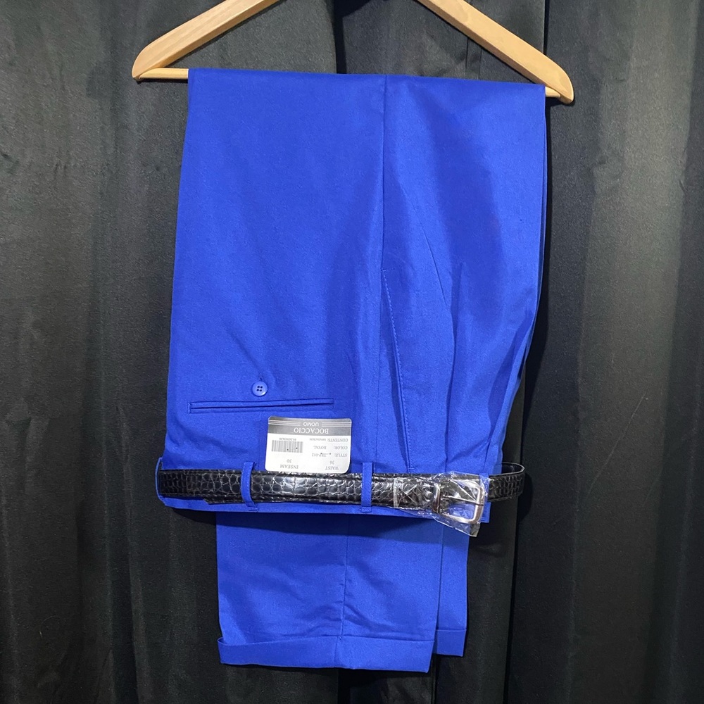 Boccaccio Uomo Royal Blue Slacks